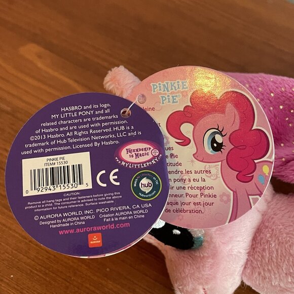 Aurora My Little Pony Pinkie Pie Plush - Picture 6 of 10